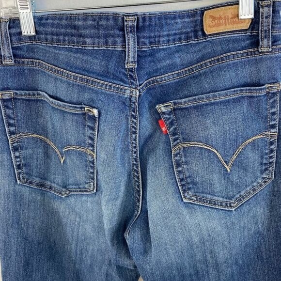 Levi’s Mid-Rise Skinny Jeans Blue Denim - Size 28 - Picture 8 of 9